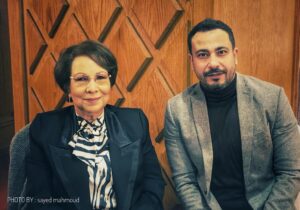 Mohamed Nagaty Instagram - مع استاذة الأساتذه السيدة / أنعام محمد علي الغنية عن التعريف 🎬🧡 #فن #إخراج #أم_كلثوم #دراما #سينما #ارت #ابداع #نجوم #تصوير #حب #إيلات #تليفزيون
