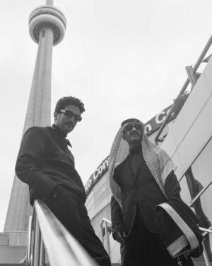 Mohammed Aldokhei Instagram - مقتطفات لطيفه قبل و بعد العرض 
العالمي الاول لفيلم مندوب الليل 🥹

🌌💚

@mandoobfilm 
@tiff_net 

🤲🏽