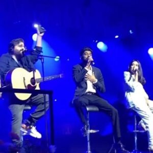Mohammed Irfan Instagram - Pritam Live! What a fabulous team!
@ipritamofficial