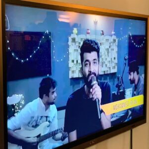 Mohammed Irfan Instagram - Performing online (digital concert) is another learning experience for me and it is both challenging and exciting at the same time! Thank you @sherrinvarghese and the entire team at @thecircuitindia for helping us out and enabling a smooth flow for my team’s performance in 2 concerts. Looking forward to many such collaborations in the future.