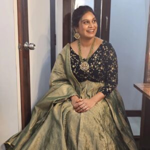Mohana Bhogaraju Instagram - 👗: @vastra_suka ❤️
💍: @peachandshades
📸: @sahithichaganti ❤️