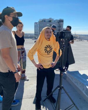 Moisés Arias Instagram - a moviestar and his stand-in
