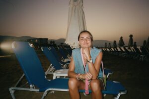 Molly Manning Walker Instagram - A year since we wrapped today and now we are in 150 cinemas around the uk and Ireland (and also Greece too) go support indie film ❤️✨thanks for all the love 🥹❤️