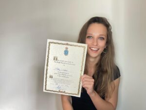 Molly Windsor Instagram - Well, today took me by surprise…!

5 years ago, I found out about a local charity that tackles child sexual exploitation, Safe & Sound @safesoundgroup . 
After working on BBC drama Three Girls, I found myself having lots of conversations about CSE - it’s so valuable to be able to point people towards an incredible organisation that provides tailored, practical support (as well as all their great preventative work). It’s very close to my heart and I’ve continued to be one of their ambassadors, taking part in events to raise funds & awareness, so I didn’t think anything of it when they asked me to pop in the office today. Little did I know the High Sheriff of Derbyshire was presenting me with an award! It really does mean a lot to me.
Thanks Safe and Sound for all that you do, looking forward to working together in the future 🦋