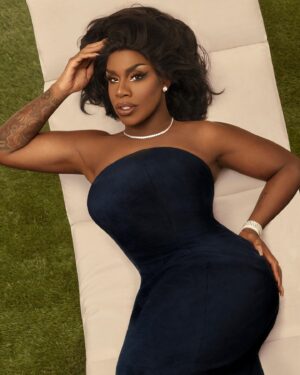 Monét X Change Instagram - Wow, just wow. Paying homage to the queen of all media @oprah. Very grateful to @voguemagazine for this opportunity and so happy to show this to my grandmother!! I sat many a school afternoon watching the Oprah Winfrey Show with her…and this full circle moment is next level ♥️. 
•
@gisforgodoy created this look pretty much overnight, and @sanchezzalba captured it gorgeously.