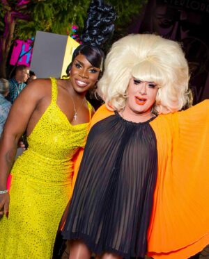 Monét X Change Instagram - Pink Carpet 🌻
.
.
So incredibly proud of the @werehere gurls, but especially to my ride or die, my Bobert, my ace boon, my Roberta Elaine the Drag Queen. Soon as I saw him come out looking so stunning, and beautiful, and glamorous, and perfect, and powerful I immediately started welling up with tears. You are my superstar and I Love you so much. 

All photos: @davidelaffe 
Gown: @blackandwhitestriped 
Stoning: @legalminor 
Hair: @edwardsizzahands2.0