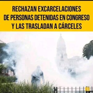 Mónica Cabrera Instagram - #Repost @aporofobia.argentina 
——
📢URGENTE!! TRASLADAN A CÁRCELES A PERSONAS DETENIDAS EN CONGRESO

Increíble, pero real. Todas las mañana vemos genocidas que siguen los juicios desde sus casas. Sin embargo, la jueza María Romilda Servini de Cubría comenzó a rechazar los pedidos de excarcelaciones de las 35 personas detenidas durante la represión frente al Congreso. Los pedidos fueron formulados por abogadas/os de CORREPI, CeProDH, CADEP, y otros organismos, pero la jueza dio lugar al pedido del fiscal Stornelli
#represion #presos #causasjudiciales #derechosshumanos #constitucion #argentina