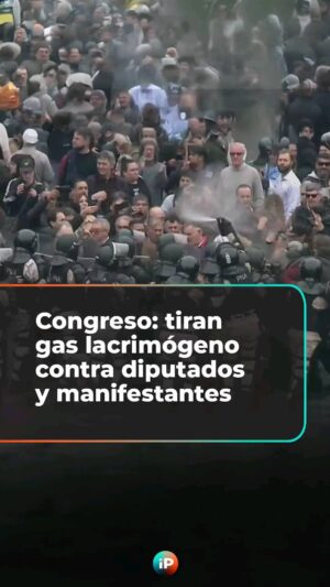 Mónica Cabrera Instagram - #Repost @ip_noticias 
——
🔴 Personal de Prefectura Naval Argentina lanza gas lacrimógeno a diputados y manifestantes frente al Congreso. 

👉Entre los legisladores heridos se encuentran: Carlos Castagneto, Luis Basterra y Juan Manuel Pedrini. 

#Represion #LeyBases #Senadores