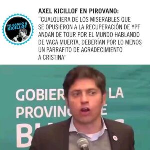 Mónica Cabrera Instagram - #Repost @bancoakicillof 
——
🚨 Axel Kicillof inauguró una obra para suministrar gas natural en PBA, en #Pirovano

🗣️ @kicillofok: "Cualquiera de los miserables que se opusieron a la recuperación de YPF andan de tour por el mundo hablando de Vaca Muerta, deberían por lo menos un parrafito de agradecimiento a #Cristina Kirchner que tomó la decisión"

💪 El gobernador habló sobre la importancia de que “los recursos sean una ventaja para los argentinos”
#YPF #CFK #gas #argentina