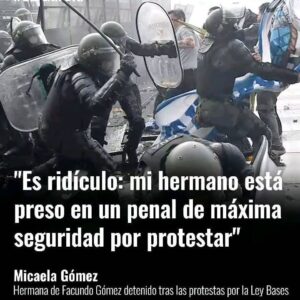 Mónica Cabrera Instagram - #Repost @cyngarciaradio 
——
HOY ‼️
Micaela Gómez, hermana de Facundo Gómez, uno de los detenidos tras las protestas por la Ley Bases en #LaGarcia por @radioam750

🎧 Escuchá la entrevista completa en la web
📱 Link en historias