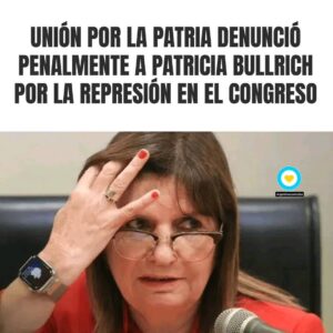 Mónica Cabrera Instagram - #Repost @argentinacontodos 
——
Abuso de autoridad y violación de los deberes de funcionario público: UP lleva a la Justicia a Bullrich tras la represión.
#libertadpresospoliticos #represion  #Constitucion #argentina