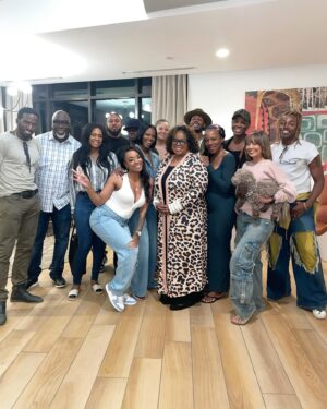 Monica Payne Instagram - A few moments captured at @vbozeman SNATCHED watch party with family and friends. ♥️ Exciting time for us. 🙏🏽 Giving all glory to God for every opened door! Asè. Amen. #respecttheprocess #gratitude #focusonthelove #Loyalty #commitment #dedication #blessings #family