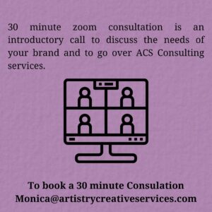 Monica Payne Instagram - Attention Artist‼️@artistrycreatives Consulting. We offer Music and Creative Consultation (i.e., Strategic Marketing, Creative Direction and Label Services) to up coming and Indie Artist. We specialize in hands on guidance on how to get you to THE NEXT LEVEL.