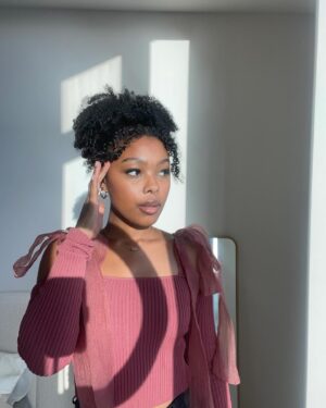 Monique A. Green Instagram - Pretty in pink 🌷🌺🌸