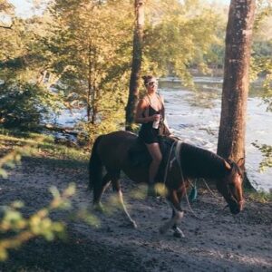 Monique Ganderton Instagram - The most awesome way to kick off Bday week! Camping with some of the most awesome ladies and the ponies! Everyone survived and I’m so grateful for these kinds of adventures. Itching to head out for a longer one! 🙌🔥🐴 Thanks @badbeard for some snaps of us!
