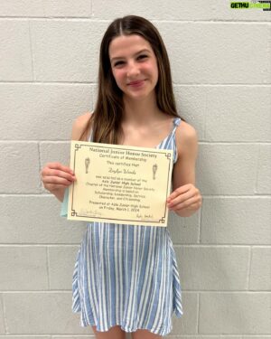 Montana De La Rosa Instagram - I have to brag on my baby girl today @zaylyn.marie she’s also so smart on top of all her athletic achievements. She got inducted into the National Junior Honor’s society today. Also the rankings came out and she’s #1 overall in wrestling. Loves you 💕