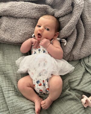 Montana Jordan Instagram - Emma Rae and her little 4th of July fit!