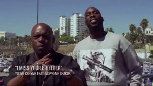 Mopreme Shakur Instagram - #Repost @youngcrhyme
・・・
🔥🔥ITS OFFICIAL ‼️ My Song I MISS YOUR BROTHER feat #MopremeShakur is on the brand new 🇺🇸 A&E Series #WhoKilledTupac ?📺 @aetv  I’m sooooo happy 🙏🏿 REST IN PEACE @2pac 🙏🏿🔥🔥 #HusseinFatal #THUG #TVSeries  #tupacshakur #tupac #2pac #makaveli #hiphop #kadafi  #yakikadafi #rip #memorial #AllEyezOnMe #O4L #Outlawz #ThugLife #Killuminati  #RestInPeace #music #outlaw4life #westcoast  #freestyle #interview  #goat #afenishakur  #fatal  #grammys