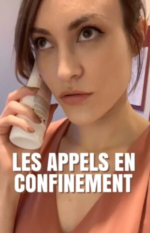 Morgane Enselme Instagram - 👉Si la vidéo est mal croppée, cliquez sur la petite TV en bas à gauche pour la voir sur IGTV 🙌 Voilà oú j’en suis après 2 semaines sans sortir de chez moi 😂 (sauf 1 fois pour les courses et j’y retourne mardi). Je crois que je n’ai jamais autant téléphoné de ma vie et jamais autant eu de conversations wtf 😅. On a déjà fait 2 semaines de #confinement 💪 Un jour ce sera fini et on pourra revivre en face à face. En attendant, on a Instagram et nos téléphones 😁 Force et protection à vous 🌷.
.
. 🇺🇸 I had a creative pulsion and made a video about calls during the lockdown. It’s in French, but I think you’ll get the spirit. I’ve never had so many phone calls and so many improbable conversations 😂. In any case, hang in there, one day life will go back to normal ✨. Strength and protection to you 🌷