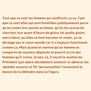 Morgane Enselme Instagram - Je soutiens les victimes de violences sexuelles, pas leurs auteurs.