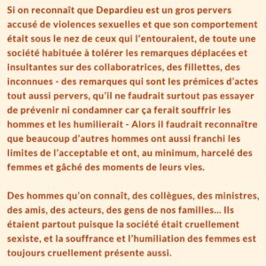 Morgane Enselme Instagram - Je soutiens les victimes de violences sexuelles, pas leurs auteurs.