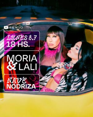 Moria Casán Instagram - Lali y Moria. Moria y @lali. 💕
Próximo lunes 8 de julio a las 18h en vivo.
En Nave Nodriza, exclusivo por el canal de YouTube de Picnic Extraterrestre.

Nave Nodriza | Con Moria Casán @moria_laone 
Todos los lunes | 18h