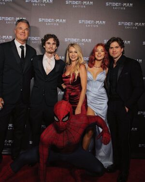 Moriah Brooklyn Instagram - `✦ ˑ ִֶ 𓂃⊹ thank you to everyone who attended the spider-man: lotus movie premiere in los angeles. what a spectacular night with wonderful people. sharing this with our loved ones was exceptionally special after all this time. enjoy the showww!