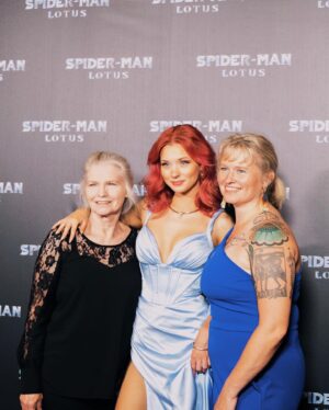 Moriah Brooklyn Instagram - `✦ ˑ ִֶ 𓂃⊹ thank you to everyone who attended the spider-man: lotus movie premiere in los angeles. what a spectacular night with wonderful people. sharing this with our loved ones was exceptionally special after all this time. enjoy the showww!