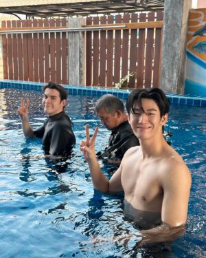 Mos Panuwat Sopradit Instagram - First time diving🙏🏻🥵