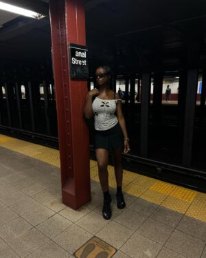 Mouna Traoré Instagram - got off the train and everybody knew me