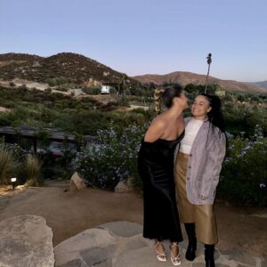 Mouna Traoré Instagram - Celebrating the birth of @ayresnouveau in Mexico, featuring the comet Nishimura and a restaurant shaped like a garlic bulb 🍷🧄💫