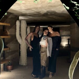 Mouna Traoré Instagram - Celebrating the birth of @ayresnouveau in Mexico, featuring the comet Nishimura and a restaurant shaped like a garlic bulb 🍷🧄💫