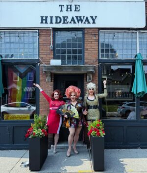 Mrs. Kasha Davis Instagram - We have SO MUCH FUN at @dragme2thestage 💋 Today we are at #brunch at @thehideawayroc 

Gals 
@aggydune @ambrosiasalad585 @mrskashadavis