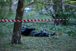 Mstyslav Chernov Instagram - Grandfather mourns near a dead body of his grandson after a Russian strike in Kyiv, Ukraine, Thursday, June 1, 2023. Ukrainian officials say the latest pre-dawn Russian missile attack on Kyiv has killed at least three people, including a 9-year-old child and her mother.
(Mstyslav Chernov)

#ukraine #russia #invasion #war #kyiv #photography #documentaryphotography #documentary #news #apnews #politics