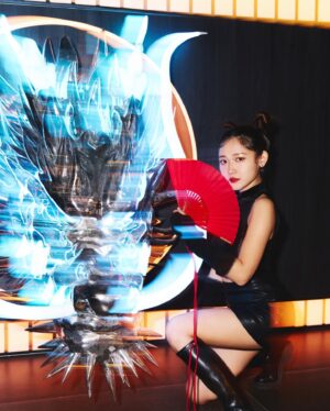 Mu Tung Chi Instagram - 新年快樂🧨小龍女來拜年❤️‍🔥🐲🐉