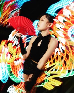 Mu Tung Chi Instagram - 新年快樂🧨小龍女來拜年❤️‍🔥🐲🐉