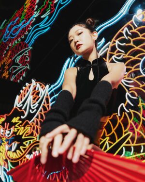 Mu Tung Chi Instagram - 新年快樂🧨小龍女來拜年❤️‍🔥🐲🐉