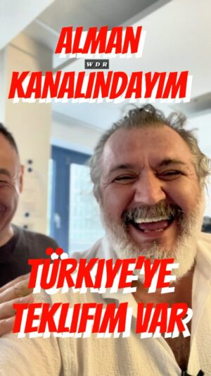 Müfit Can Saçıntı Instagram - Alman WDR kanalındayım…
Türkiye’ye bir teklifle geliyorum (!)