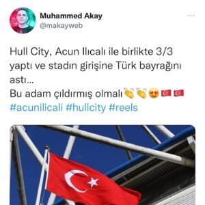 Muhammed Akay Instagram - Bu adam çıldırmış olmalı👏👏😍🇹🇷🇹🇷
#acunilicali #hullcity #reels #eceerken #beşiktaş #instagram #keşfet