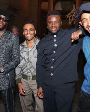 Munya Chawawa Instagram - LFW ‘24! Front row for @labrumlondon & @ahluwalia 💫⁣⁣
⁣⁣
Congratulations @iamfods & @priya.ahluwalia1 on your amazing shows, clothes and taste in Zimbabwean style icons.😉 Styled by: @lewismunro_ , pics by @gettyimages & @vickygrout.
