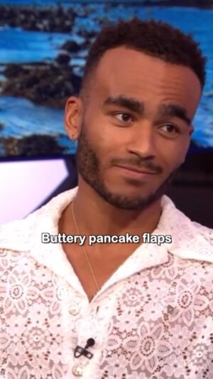 Munya Chawawa Instagram - Sneaking my flaps onto BBC One 😂🥞 The BoyzIIMun press tour strikes again! #comedy #nigella #BoyzIIMunTour