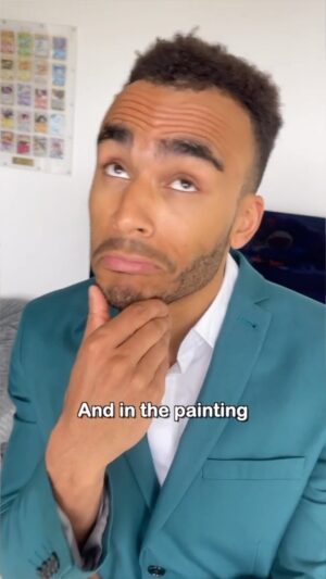 Munya Chawawa Instagram - King Charles reacts to his new portrait 👑👀 #satire #comedy #royals