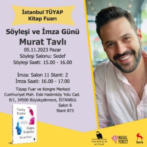 Murat Tavlı Instagram - Hep seni paylaşacağım günü bekledim. 3 sene aradan sonra yeni bir heyecanla, daha olgun bir ruhla, daha tecrübe sahibi satırlarla karşınızdayım. Şimdiye kadar çıkan kitaplarımın arasında ilk kez bu kadar yalın, bu kadar kendim olduğu bir kitapla size merhaba diyorum. Birbirimizi çok özledik, yeni bir dünyanın kapılarını aralamayı hep beraber bekledik. 5 Kasım’da İstanbul Tüyap Kitap Fuarı’nda buluşacağız ve kısa bir süre sonra da tüm ülkeye dağılacak. Pazar saat 15:00’da Sedef Salonu’ndaki lansmana hepinizi bekliyorum. Diğer kitaplarım gibi bu da sizlere emanet. Benimle bu yolu adımlayan önce aileme, sonra sevdiklerime ve siz kıymetlilerime çok teşekkür ediyorum. Siz benim en güzel ve özel parçamsınız. Var olun…❤️📚

“YANLIŞ KİŞİLER DOĞRU KEŞKELER”…

#yanlışkişilerdoğrukeşkeler #murattavlı #kitap #yenikitap #kitaplar