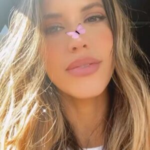 Murielle Telio Instagram - With the help of google, I learned that seeing a butterfly represents transformation and self growth. Yeah, this is a filter, but I’ll take it.🦋