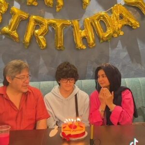 Mustapha Kamal Instagram - Happy birthday anak bongsu papa & mummy. In sya Allah papa dan mummy doakan anak bongsu papa ini berjaya dalam hidup, dunia & akhirat Aamiin. In sya Allah… Birthday boy kena denda hari ni, kena habiskan seekor king crab seorang diri. Hahahah… Adakah anak bongsu ini bakal pewaris CEO Megah Holdings…??