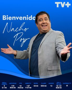Nacho Pop Instagram - Se suma a #Tvmas un gran comunicador con mucha personalidad 🤩Bienvenido #NachoPop a tu nueva casa💙 estamos seguros que lo vamos a pasar increíble👏🏼
