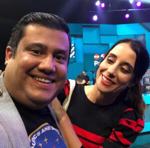 Nacho Pop Instagram - Lo logré!!! Me saqué una foto con @elisazulue Gracias por tu buena onda en #Pasapalabra