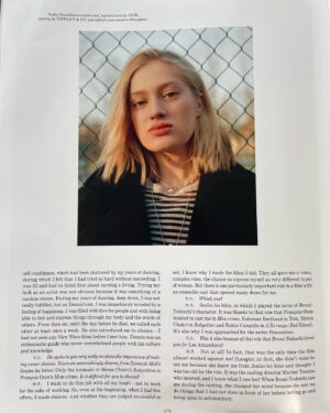 Nadia Tereszkiewicz Instagram - Thank you @mastermind.magazine @dior , so honored!