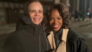 Nadine Ellis Instagram - Thanks to everyone who watched #quantumleap @nbc and thanks for an amazing Leap to the cast  @raymomomo @caitlinbassett  writer #margaritamatthews & rammypark  director @deborahmpratt