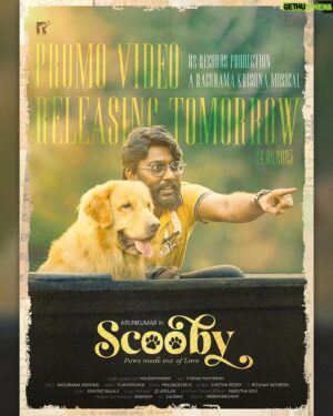 Nakkalites Arun Kumar Instagram - SCOOBY 🖤 
MUSIC VIDEO 🖤 
PROMO FROM TOMORROW … 🖤 
They say dogs are man's best friend, but what if they are more than that? 💕
.
.
.
Like...
More ANNOYING!
More ATTENTION SEEKING!
More JEALOUS!

But... with EVEN MORE LOVE! 😁❤️🐶🐾

Stay tuned for the promo video from tomorrow for our upcoming song "SCOOBY"🐕💕

- 
Music Director & lyricist @ragurama_krishna
Actors -  @arunkumar.meche , @swetha_reddy__offi 
@sharath.in_
Script & direction - @⁨that_mahesh
DOP - @shakq__
Editor - @praga_filmmaker 
Singer - @vijay_krishnna
Story - @sir_aravind
Di - @gods__own__creation
Sound design - @ariamusicstudio99
Associate cinematographer - @maruthakavi
VFX- @kaushikvishwaksen
Production manager - @sharath.in_
Guitarist - @abhishekjoe
Poster design - @imveeru14
Dog Trainer - @beardmans_canine_touch
Mixing mastering - @johanson_stephen 
Recording studio -@musicmagixsounds

#ComingSoon
#petstagram #dogmodel #dogsofinstaworld #cutedog #cutedogs #happydog #dogsofig #animals #dogofinstagram #instadogs #adoptdontshop #lovedogs #hundefotografie #puppylife #hundeleben #rescuedog  #doginstagram  #goldenretriever #petlovers #hundeaufinstagram #puppygram #mydog #puppyoftheday #picoftheday  #photooftheday  #MelodicMagic #MusicIsLove  #LyricsOfLove  #MusicalStorytelling